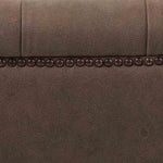 modern brown leather sofa