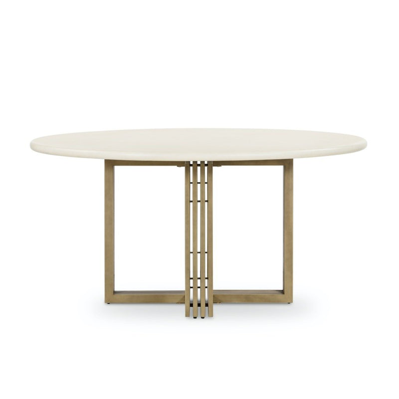 Mia Round Dining Table Side View