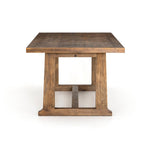 Otto Dining Table Honey Pine Side View 100391-003