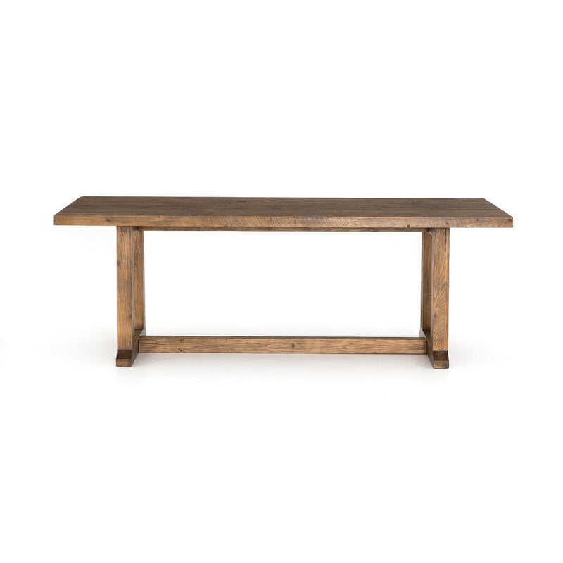 Otto Dining Table Honey Pine Front View Four Hands