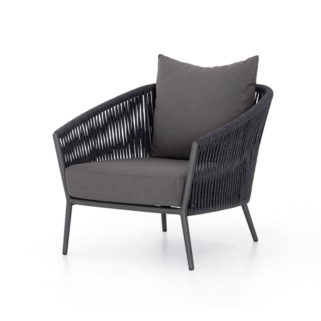 Porto Outdoor Chair Charcoal Four Hands - Main Image