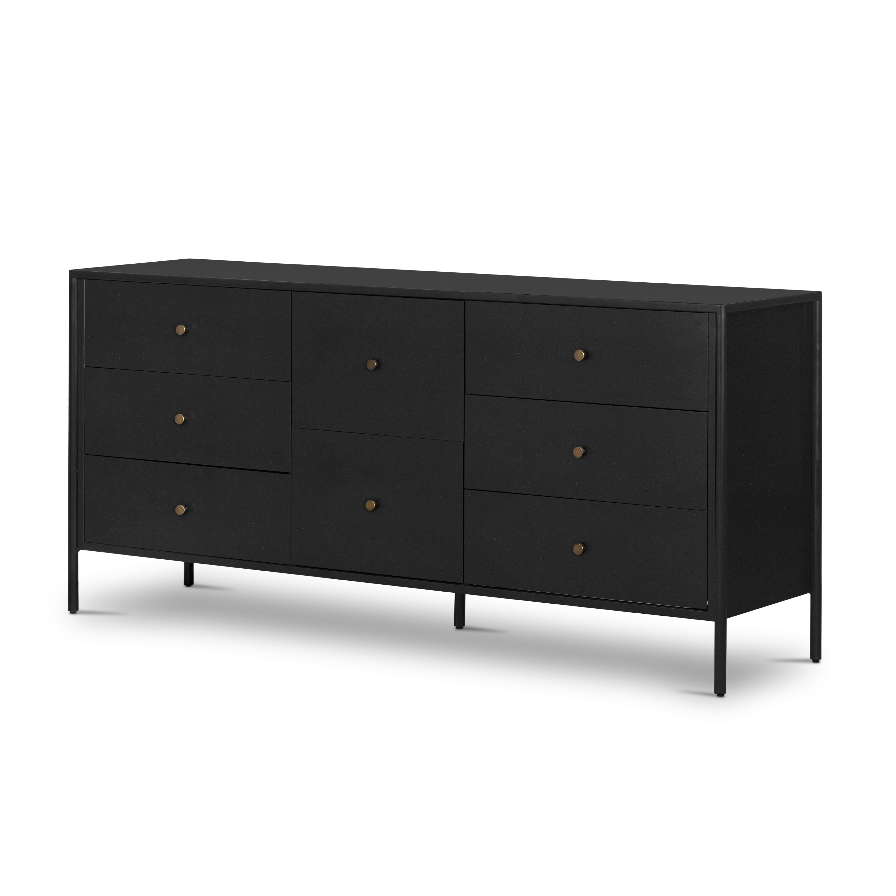 Soto 8 Drawer Dresser - Black