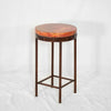 Swansea Southwest Copper Side Table - Natural Copper Finish - Profile View
