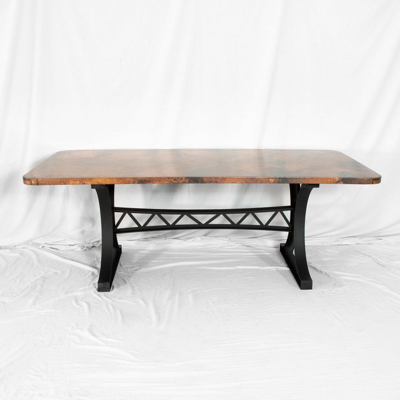 Tacoma Rectangle Copper Dining Table
