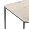 Trey Modular Corner Desk Dove Poplar Iron Legs 107320-004
