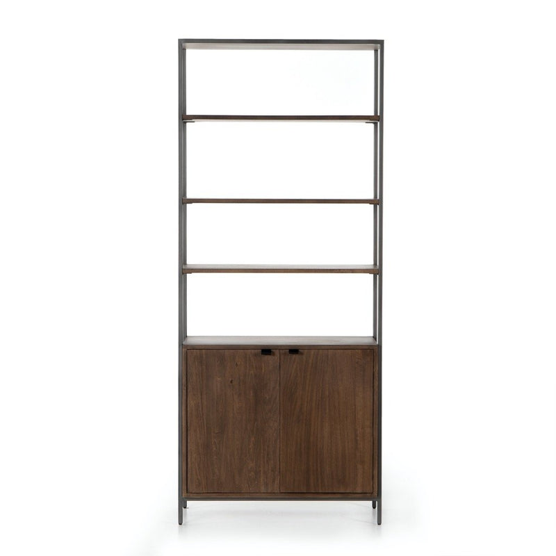 Trey Modular Wide Bookcase Front View