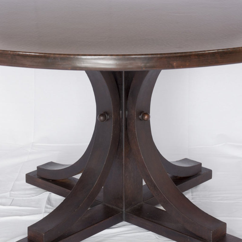 Vestal Copper and Iron Dining Table at Artesanos Design Collection