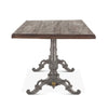 Home Trends and Design Weathered Gray Table side view