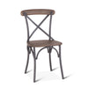 Home Trends and Design Rustic Dining Chair angled view