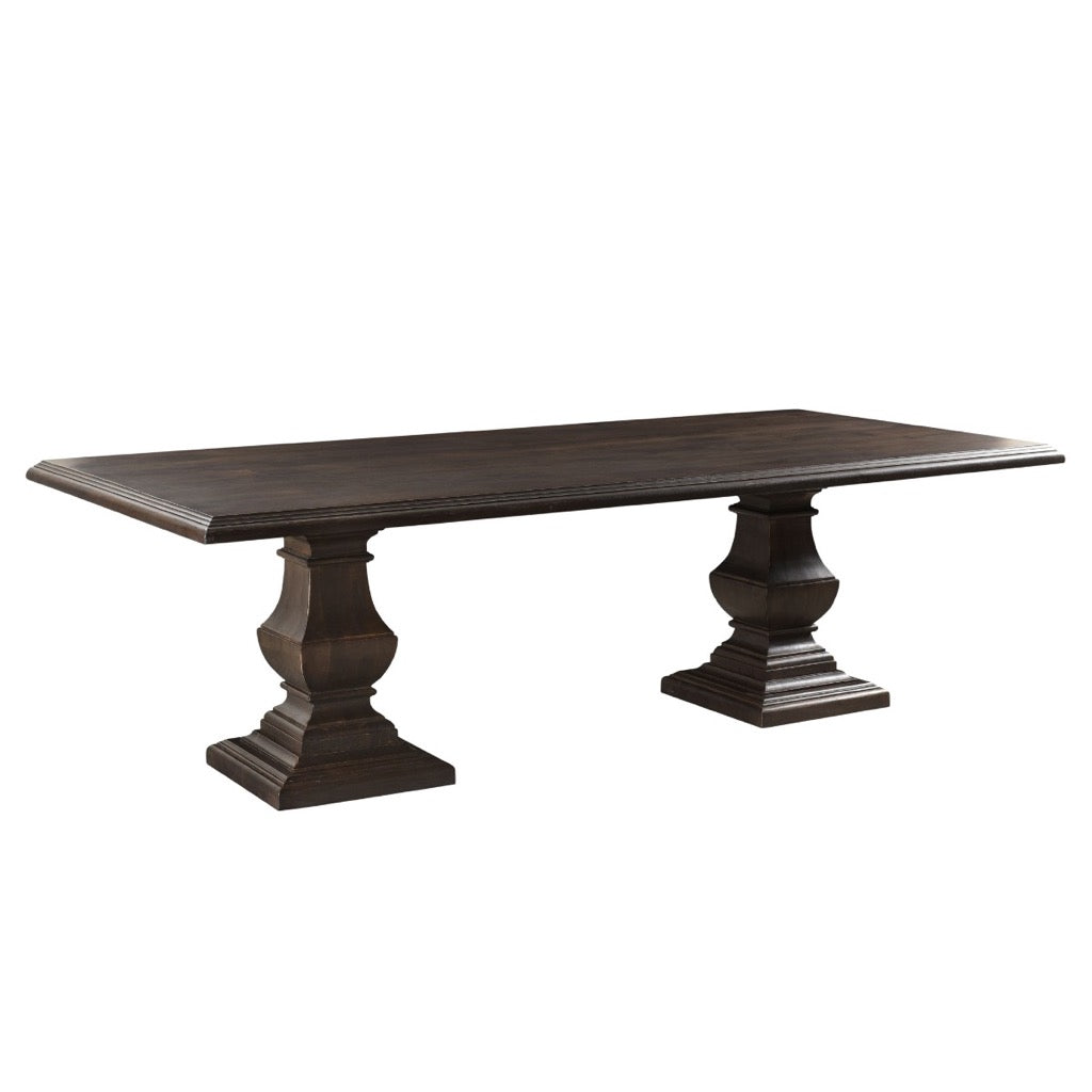 Home Trends and Design Traditional Dining Table angled view