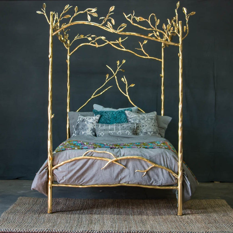 Tree Design Bed White Soft Tree Branch Bed Frame