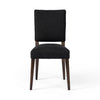 Kurt Dining Chair Gibson Black Front View Four Hands