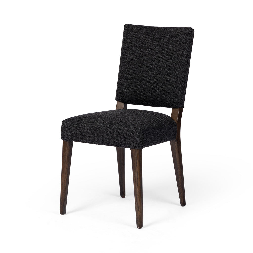 Kurt Dining Chair Gibson Black Angled View Four Hands