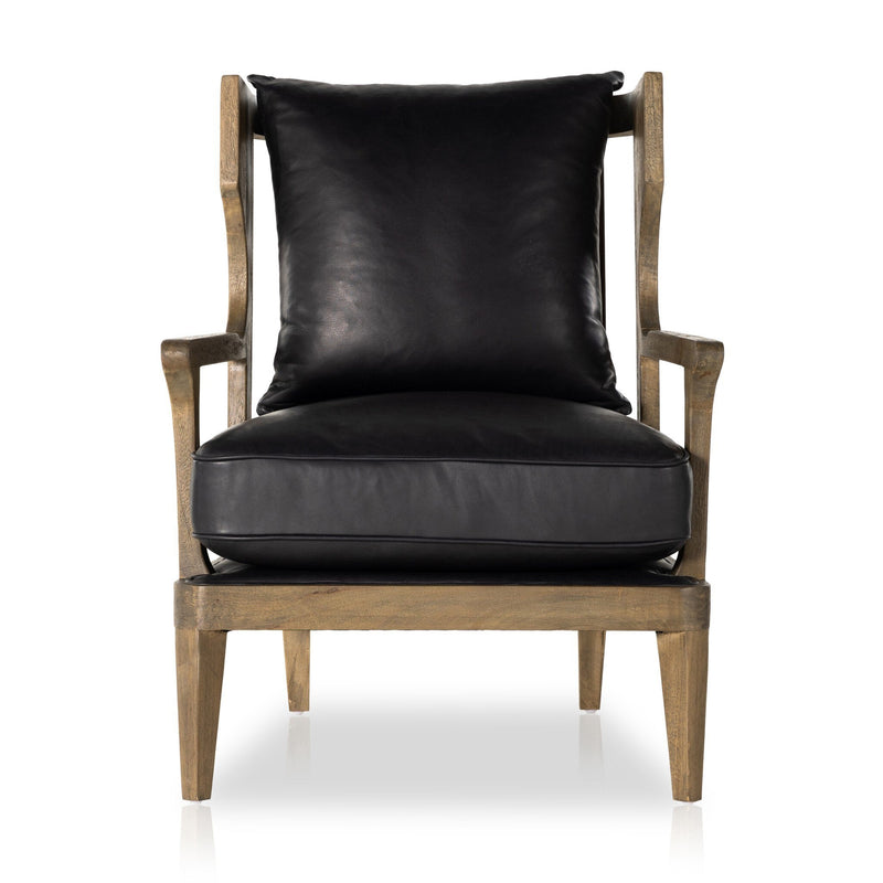 Lennon Chair Heirloom Black Front View 105585-005