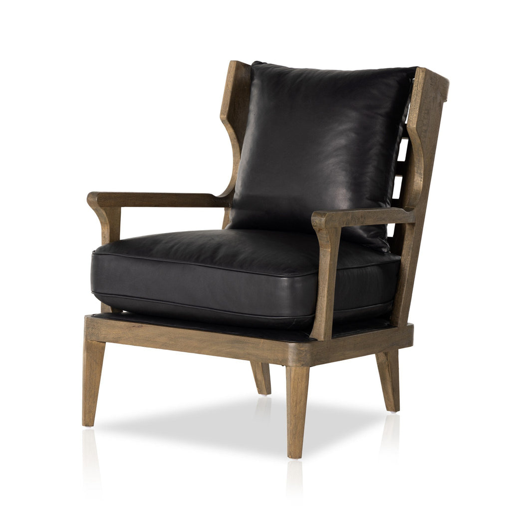 Lennon Chair Heirloom Black Angled View 105585-005