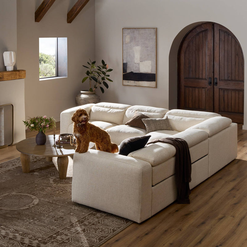 Radley Power Recliner 5-Piece Sectional - Antigo Natural