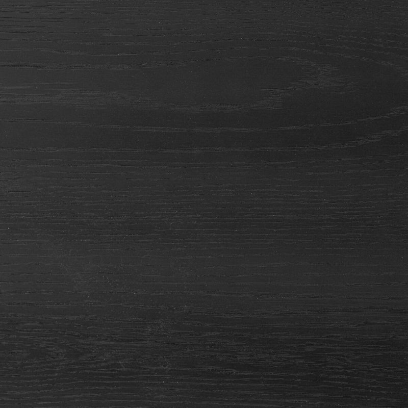 Four Hands Rosenell Round Coffee Table Black Oak Veneer