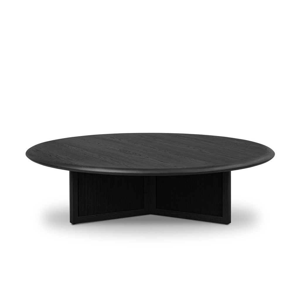 Four Hands Rosenell Round Coffee Table angled view 
