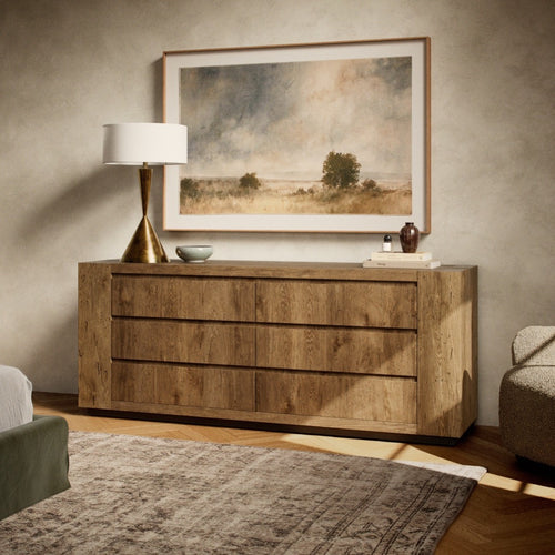 Abaso 6-Drawer Dresser 239844-001 staged view 