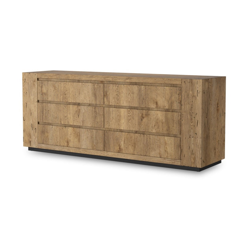 Four Hands Abaso 6-Drawer Dresser angled view 