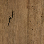 Abaso Media Console Rustic Wormwood Oak Material Detail 239400-001