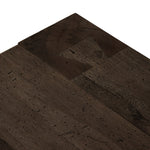 Four Hands Abaso Rectangular Coffee Table Ebony Rustic Wormwood Oak Dovetailing