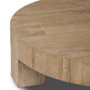 Four Hands Abaso Round Coffee Table side of top view 