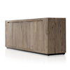 Abaso Sideboard Rustic Wormwood Oak Angled View Four Hands