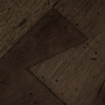 Abaso Small Square Coffee Table Ebony Rustic Wormwood Oak Veneer Detail 239394-002
