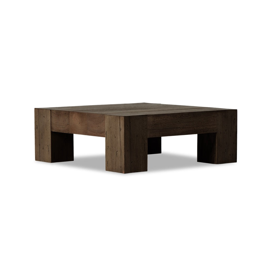 Wooden Low Square Coffee Table