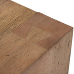 Abaso Small Square Coffee Table - Rustic Wormwood Oak 239394-001