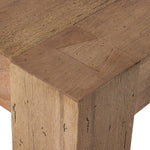 Abaso Small Square Coffee Table - Rustic Wormwood Oak Four Hands