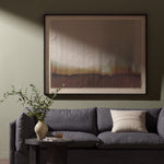 Abstract Ombre 02 by Roseanne Kenny Staged View above Sofa Four Hands