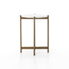 Adair Side Table Raw Brass Side View IMAR-68A