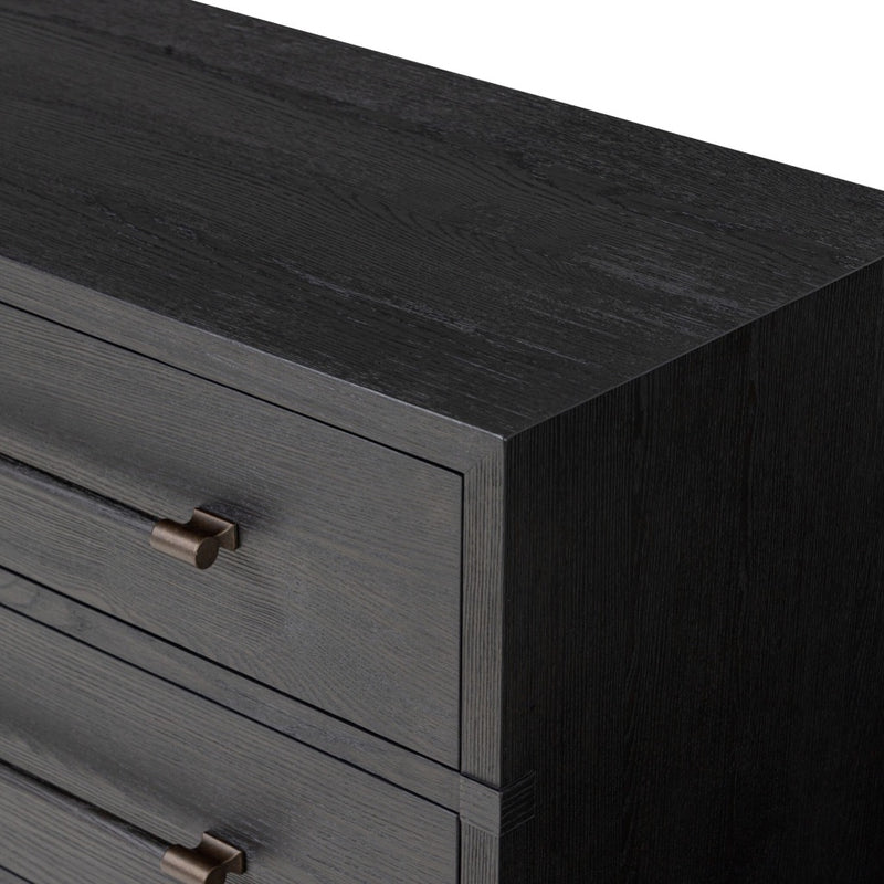 Four Hands Adolfo 6 Drawer Dresser - Modern Black Ash Four Hands Adolfo 6 Drawer Dresser - Modern Black Ash