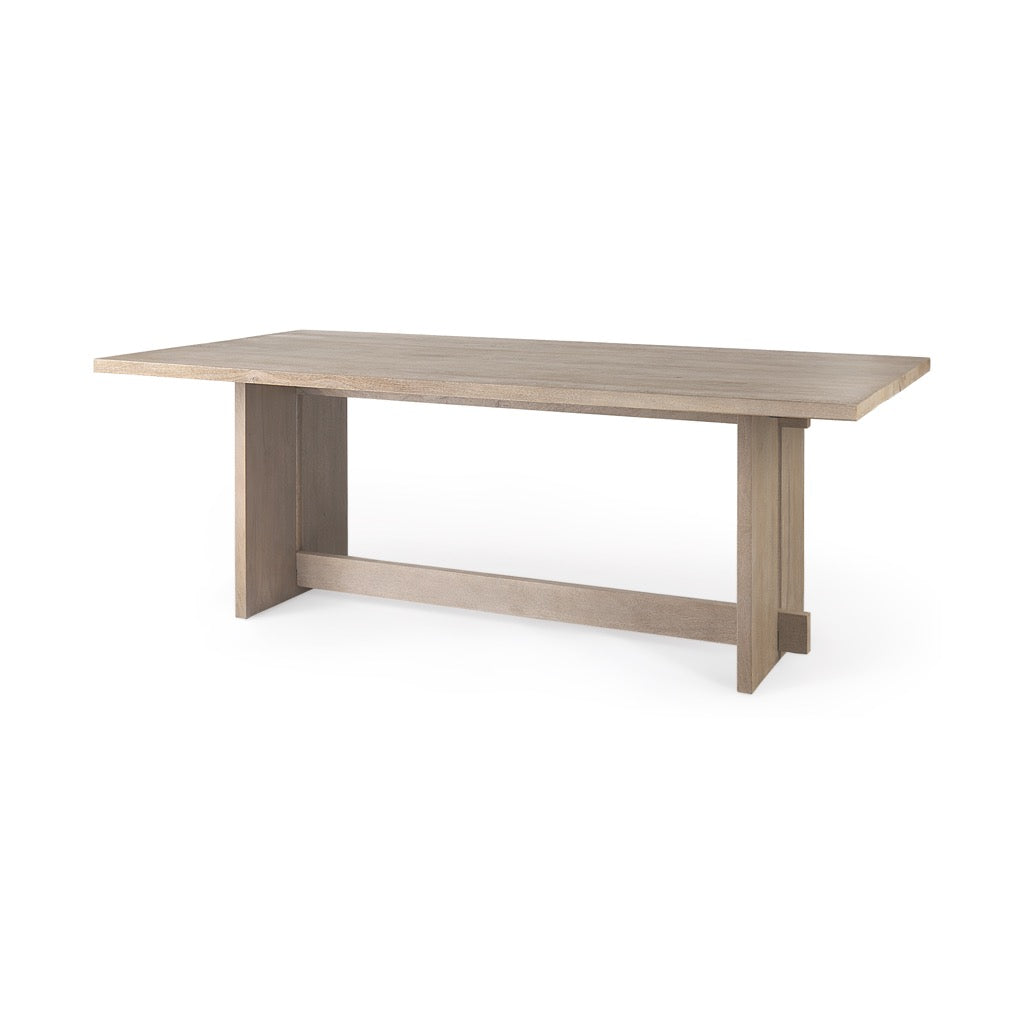 Mercana Aida Dining Table angled view 