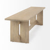 Aida Dining Bench 69196 angled side view 