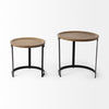 Mercana Aisley Nesting Side Tables side by side view 