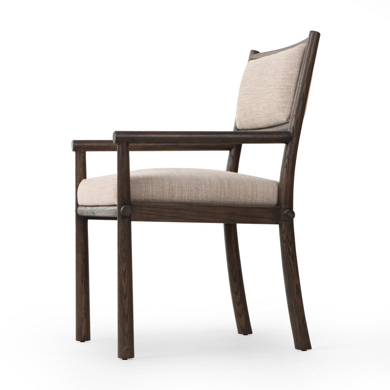 Akiro Dining Armchair 245341-002 low angled side view