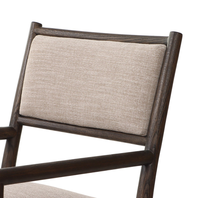 Four Hands Akiro Dining Armchair back cushion