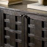 Alessio Media Console 248833-002 staged door panel detail