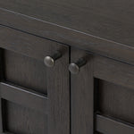 Four Hands Alessio Media Console door handle view 