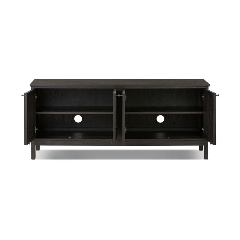 Alessio Media Console 248833-002 open door view 