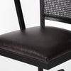Alexa Desk Chair Sonoma Black Top Grain Leather Seating 101047-008