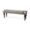 Mercana Alhambra Accent Bench angled view 