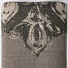 Mercana Alhambra Accent Bench gray fabric detail
