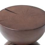 Aliza End Table Brown Pine Top View 100093-003