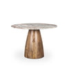 Mercana Allyson Round Dining Table angled view 