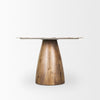 Mercana Allyson Round Dining Table side view 