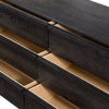 Alora Dresser Dark Espresso Reclaimed French Oak Finished Interior Drawers 242178-001
